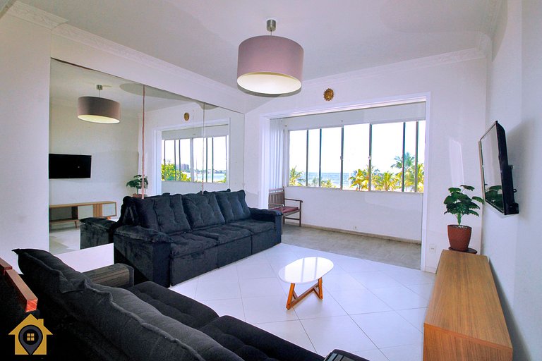 Apartamento com vista espetacular p/ 9 pessoas