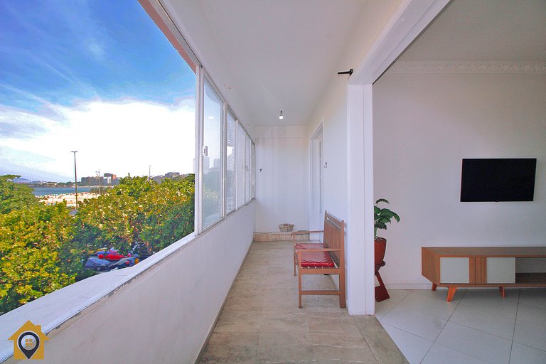 Apartamento com vista espetacular p/ 9 pessoas
