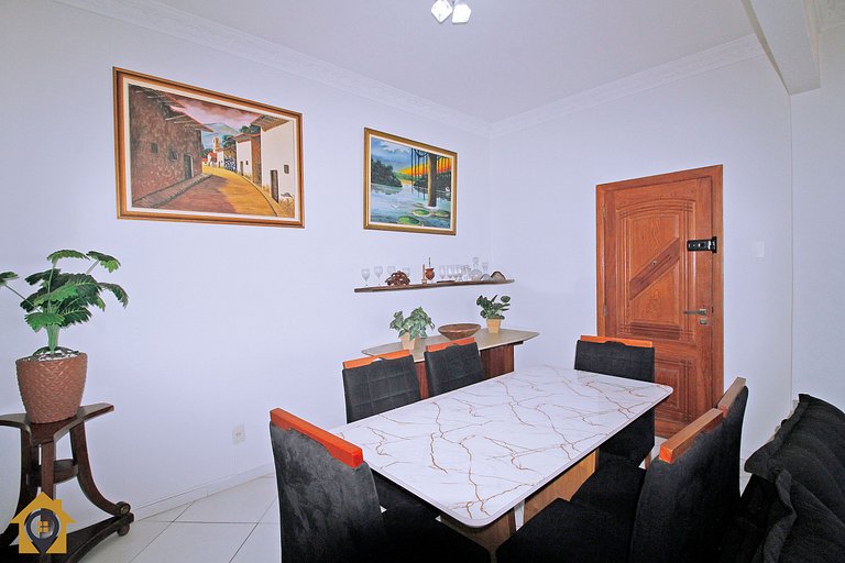 Apartamento com vista espetacular p/ 9 pessoas