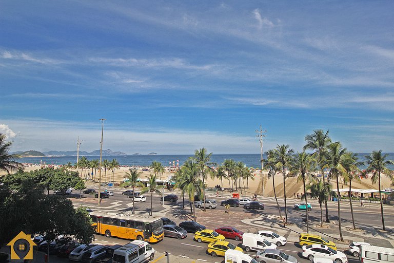 Apartamento com vista espetacular p/ 9 pessoas