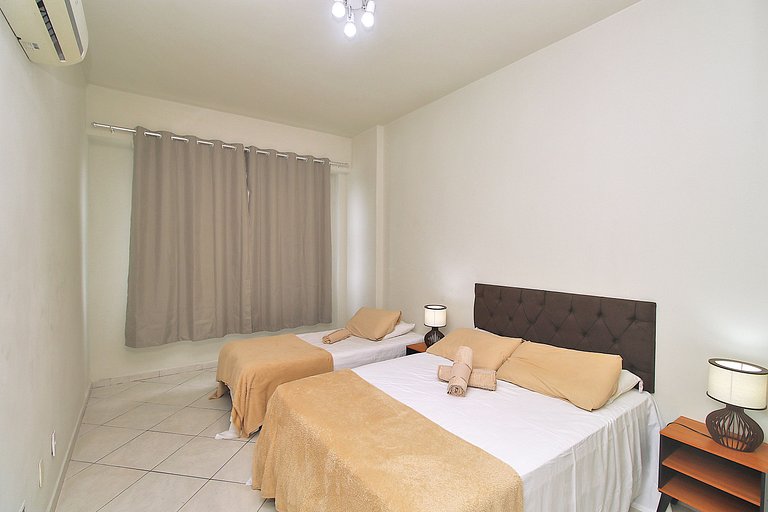 Apartamento com vista espetacular p/ 9 pessoas