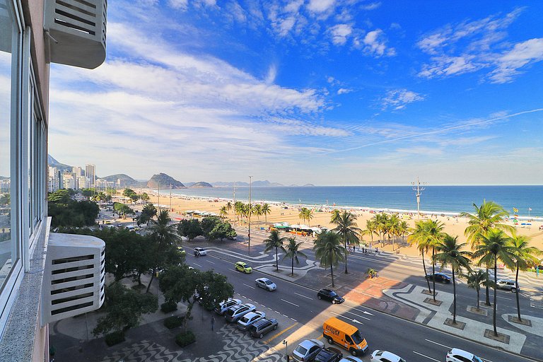 Apartamento com vista espetacular p/ 9 pessoas