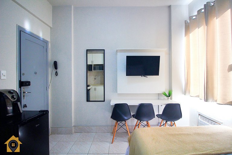 Mini Studio na Praia de Botafogo p/ 2 pessoas