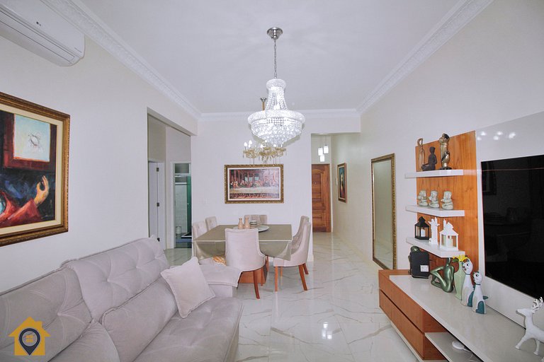 Luxuoso 2 Quartos | 50m da Praia de Copacabana