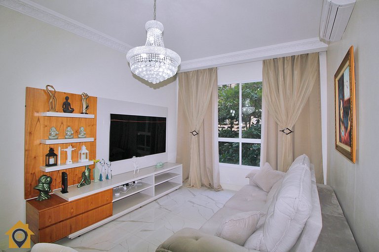 Luxuoso 2 Quartos | 50m da Praia de Copacabana