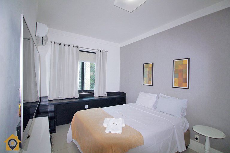 Aparthotel Ipanema: 2 Quartos em ótima Localização