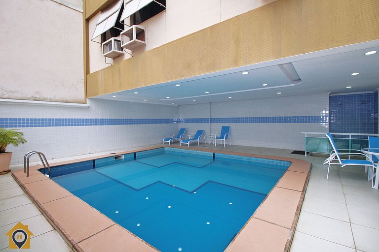 Aparthotel Ipanema: 2 Quartos em ótima Localização