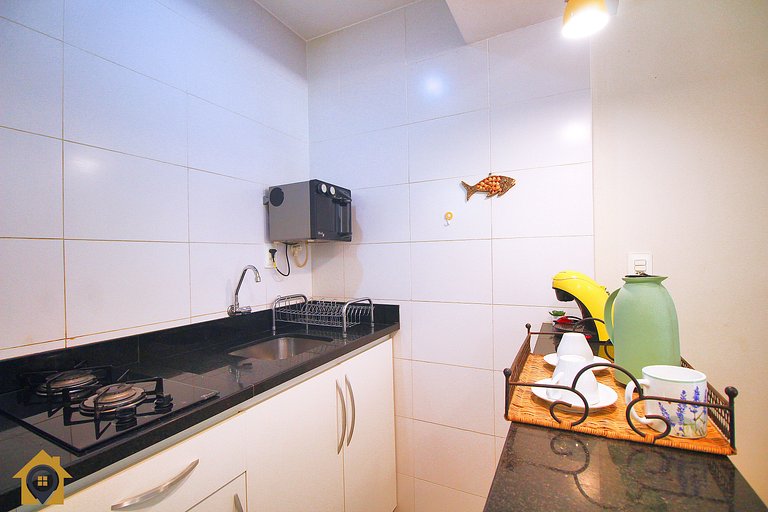 Studio no Leme a 1 min da Praia – até 4 pessoas!