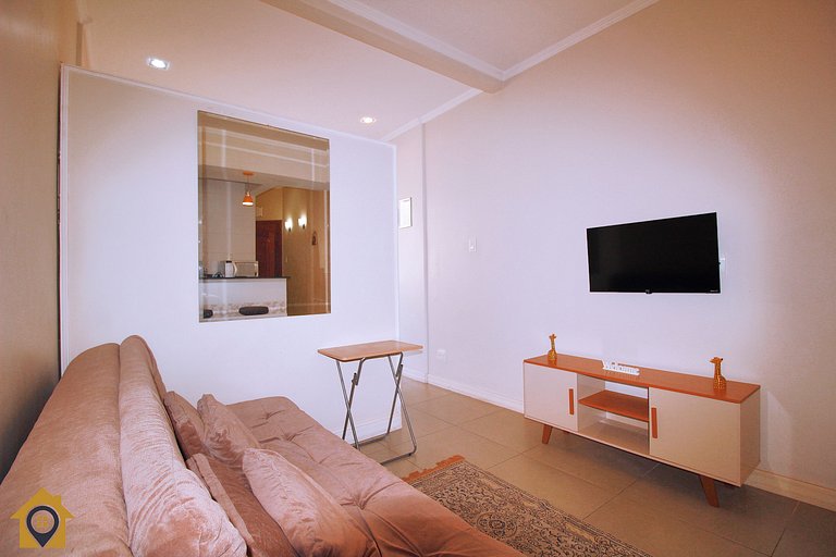 Studio no Leme a 1 min da Praia – até 4 pessoas!