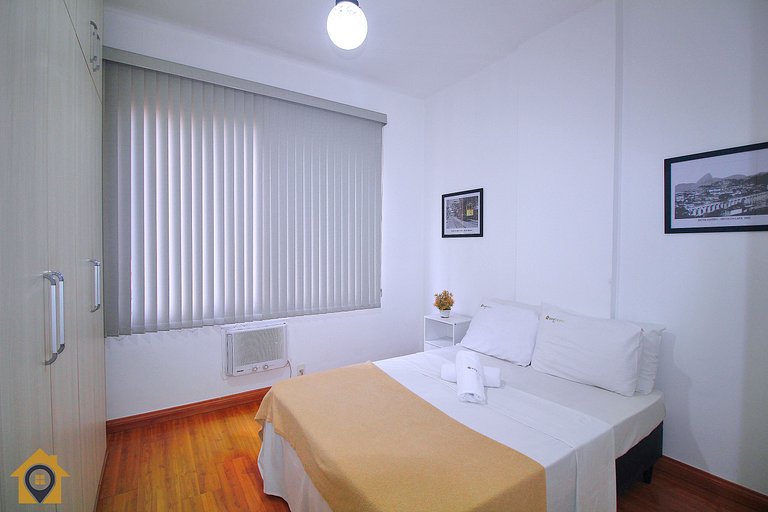 Moderno 2 quartos 300m da praia de Copacabana
