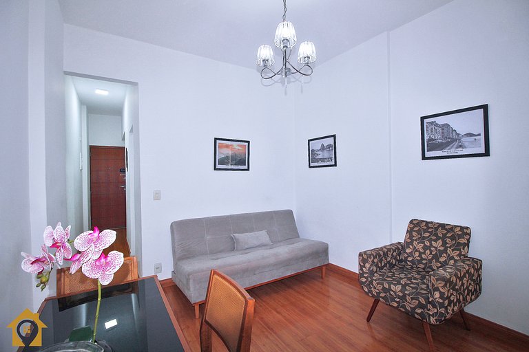 Moderno 2 quartos 300m da praia de Copacabana