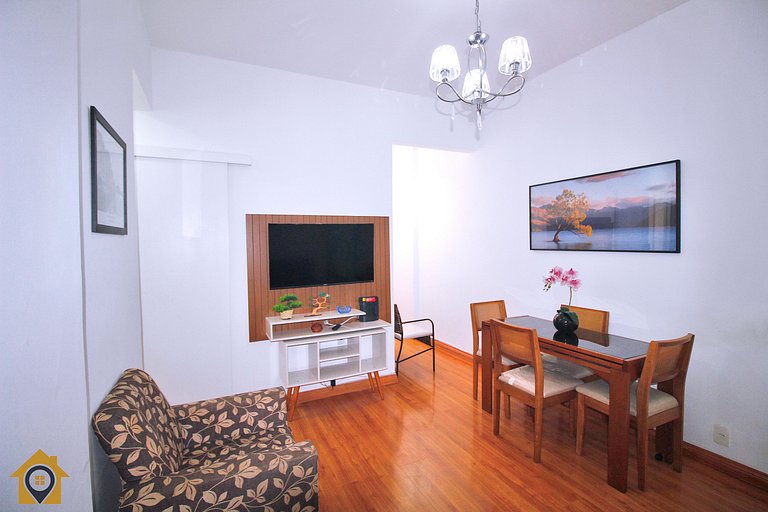 Moderno 2 quartos 300m da praia de Copacabana