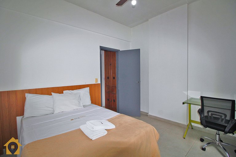 Aconchego a 300m da Praia - 2 Quartos p/ 4 pessoas