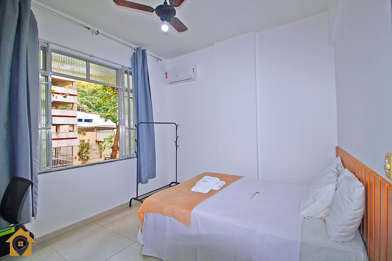 Aconchego a 300m da Praia - 2 Quartos p/ 4 pessoas