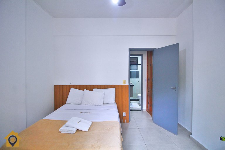 Aconchego a 300m da Praia - 2 Quartos p/ 4 pessoas