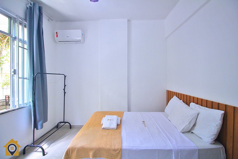Aconchego a 300m da Praia - 2 Quartos p/ 4 pessoas