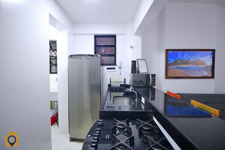 Aconchego a 300m da Praia - 2 Quartos p/ 4 pessoas