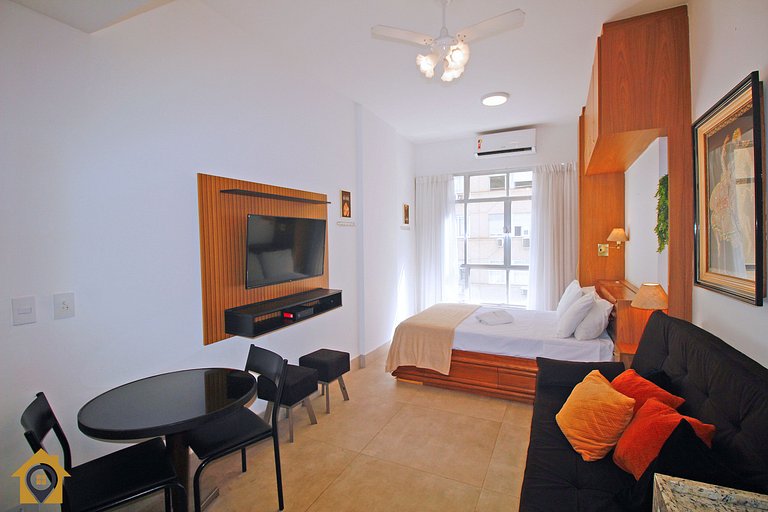 Studio Luxuoso com Vista Mar p/ 4 pessoas