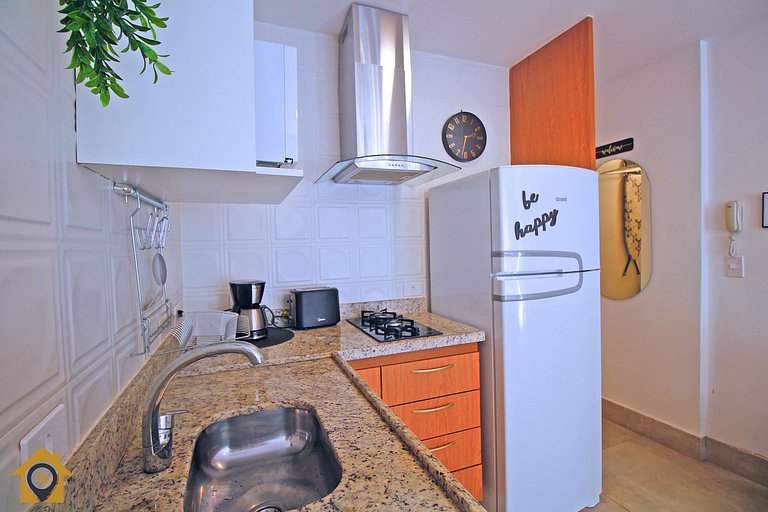 Studio Luxuoso com Vista Mar p/ 4 pessoas