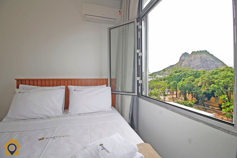 Charmoso apartamento c/ vista para o Pão de Açúcar