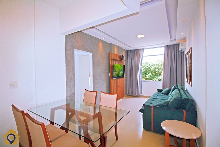 Charmoso apartamento c/ vista para o Pão de Açúcar