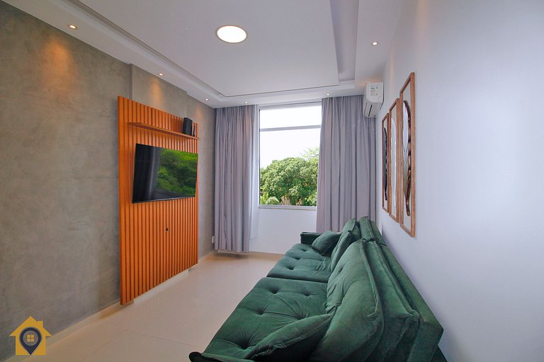 Charmoso apartamento c/ vista para o Pão de Açúcar