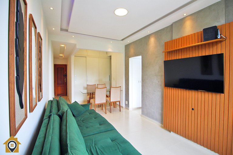 Charmoso apartamento c/ vista para o Pão de Açúcar