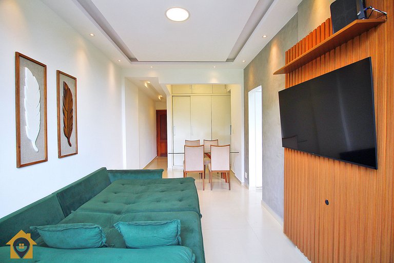 Charmoso apartamento c/ vista para o Pão de Açúcar