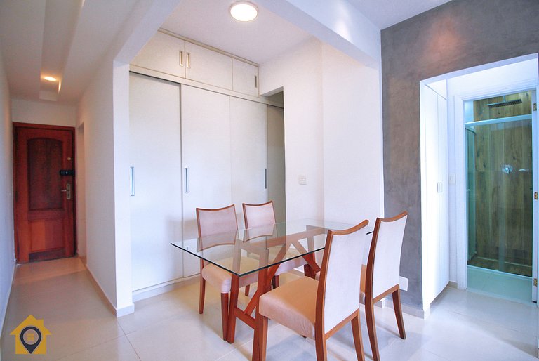 Charmoso apartamento c/ vista para o Pão de Açúcar