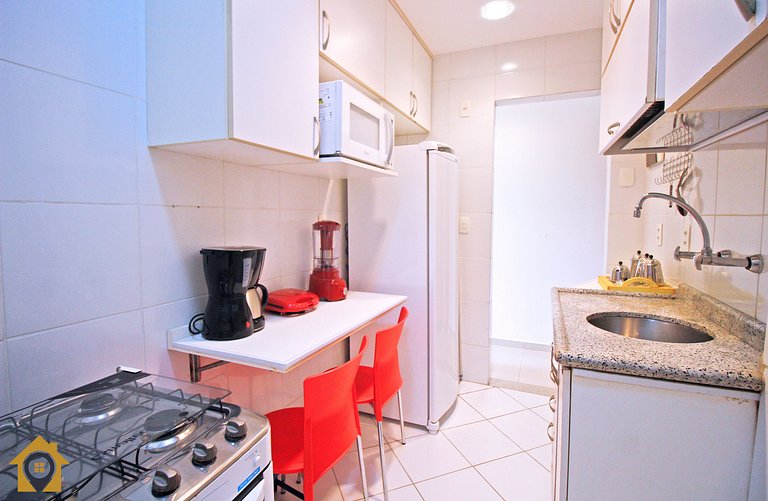 Charmoso apartamento c/ vista para o Pão de Açúcar