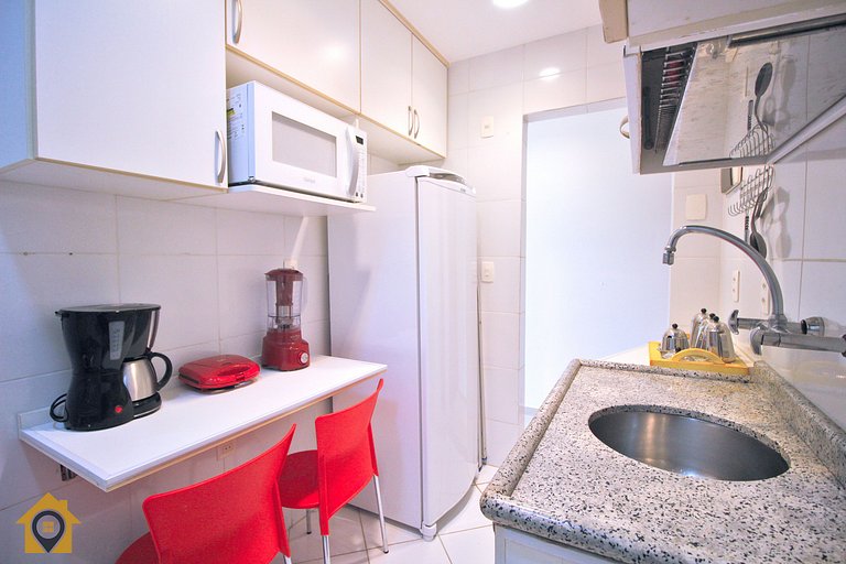 Charmoso apartamento c/ vista para o Pão de Açúcar