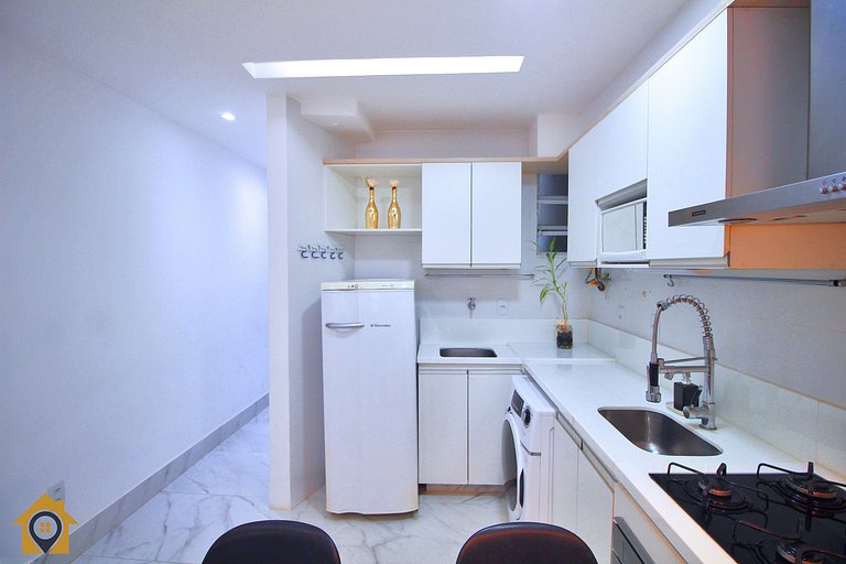 Sofisticado Studio a Passos da Praia de Copacabana