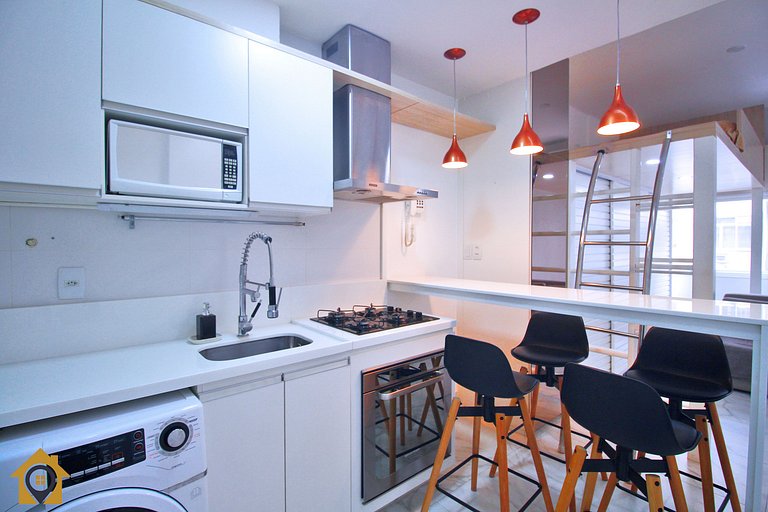 Sofisticado Studio a Passos da Praia de Copacabana