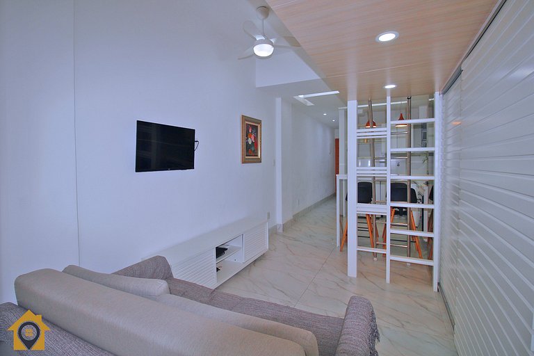 Sofisticado Studio a Passos da Praia de Copacabana