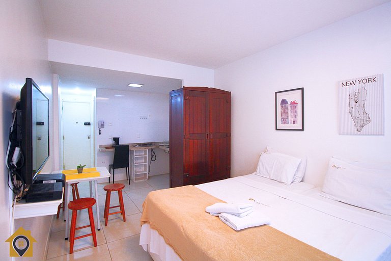 Studio Charmoso no Leme a 50m da Praia