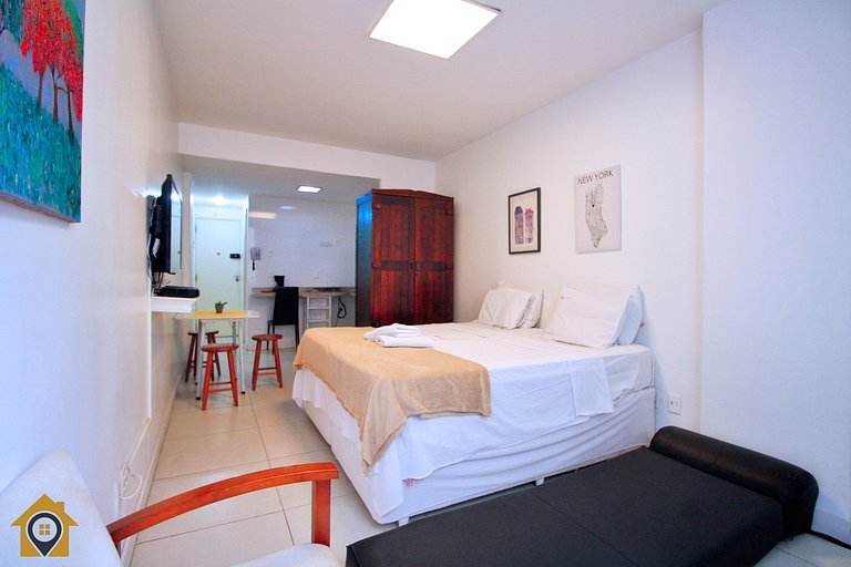 Studio Charmoso no Leme a 50m da Praia