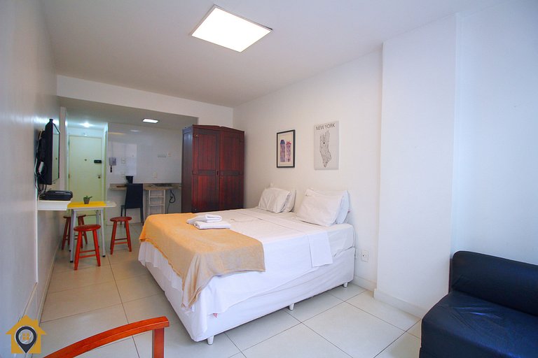 Studio Charmoso no Leme a 50m da Praia