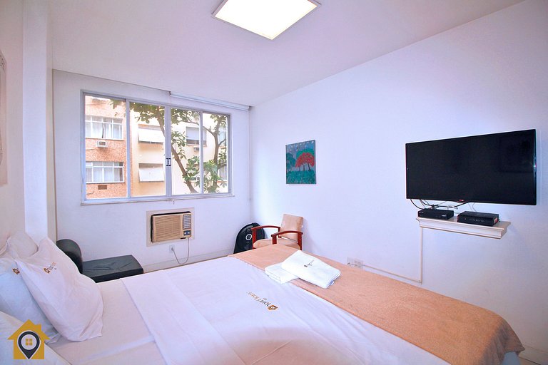 Studio Charmoso no Leme a 50m da Praia