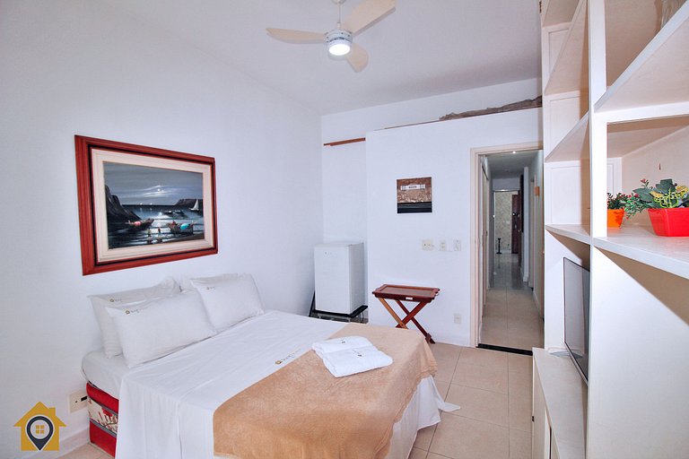 Praia de Copacabana: 2 quartos até 6 pessoas