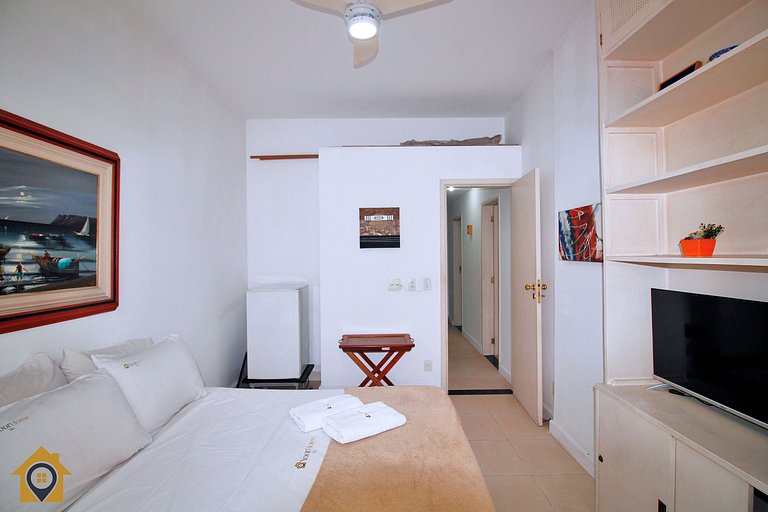 Apto 20m da Praia de COPACABANA: 2 quartos
