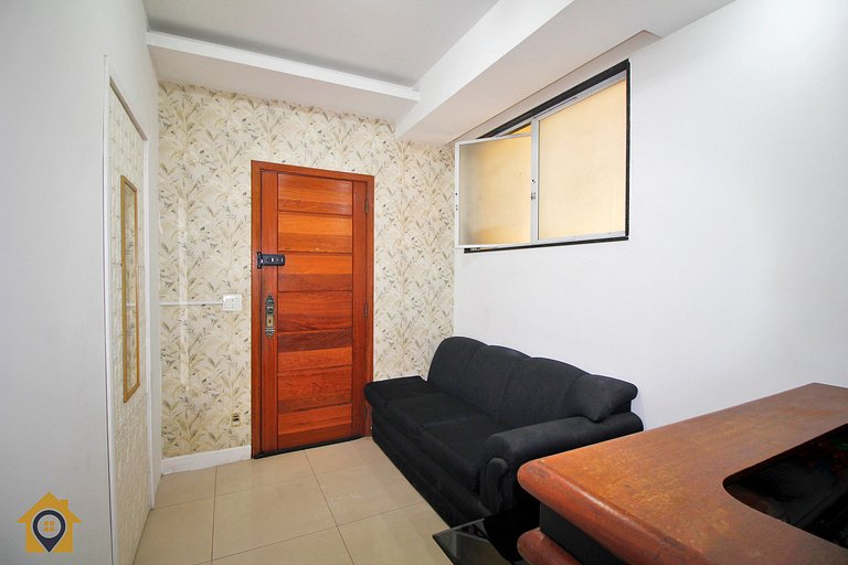 Praia de Copacabana: 2 quartos até 6 pessoas