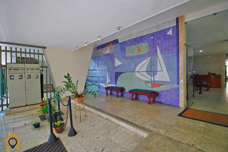 Apto 20m da Praia de COPACABANA: 2 quartos