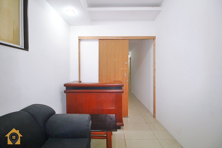 Praia de Copacabana: 2 quartos até 6 pessoas