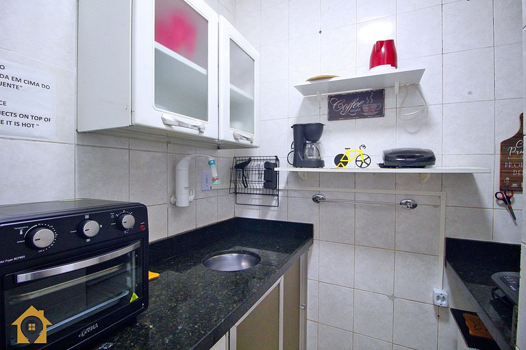 Charmoso Quarto e Sala em Copacabana p/ 4 pessoas