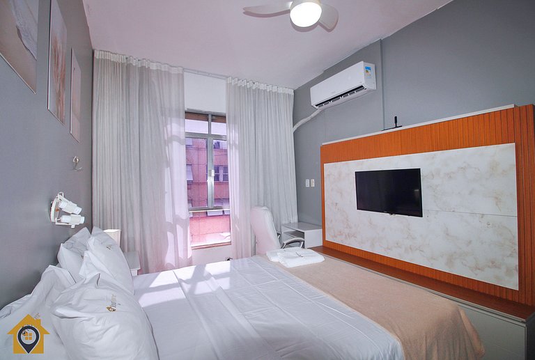 Studio Beira Mar p/ 2 pessoas com Vista