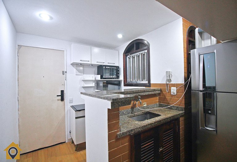 Studio Beira Mar p/ 2 pessoas com Vista