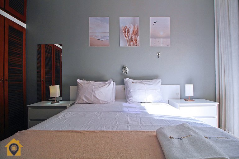 Studio Beira Mar p/ 2 pessoas com Vista