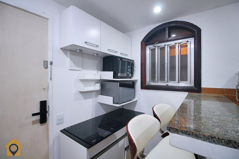 Studio Beira Mar p/ 2 pessoas com Vista