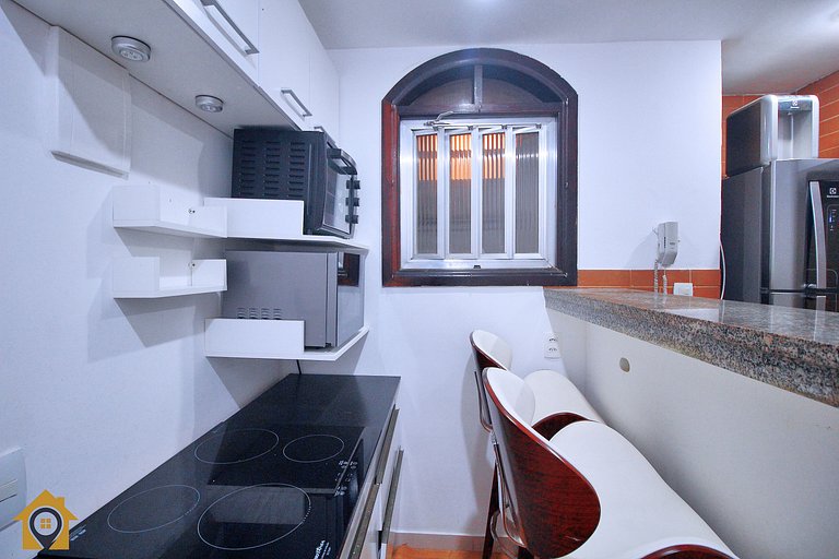 Studio Beira Mar p/ 2 pessoas com Vista