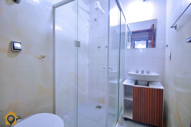 Studio Beira Mar p/ 2 pessoas com Vista